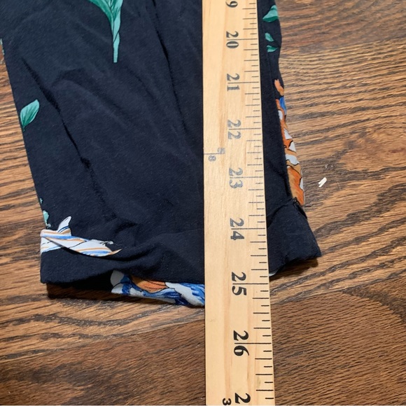 Cotton On Slip On Comfy Pants Floral XXS 04/2018 Dark Blue - Picture 6 of 7